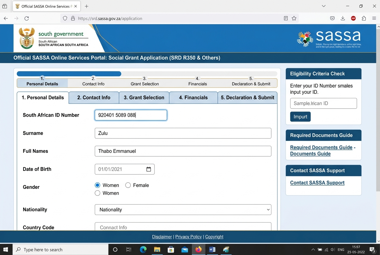 SASSA Confirms Early SRD Grant Payments This Week For Festival Relief
